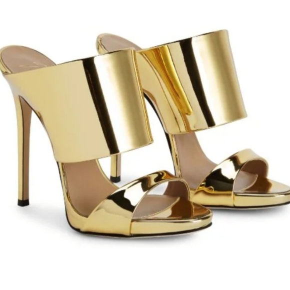 Giuseppe Zanotti Coline 110 Siutta - Size 39 - Oro - Picture 3 of 4